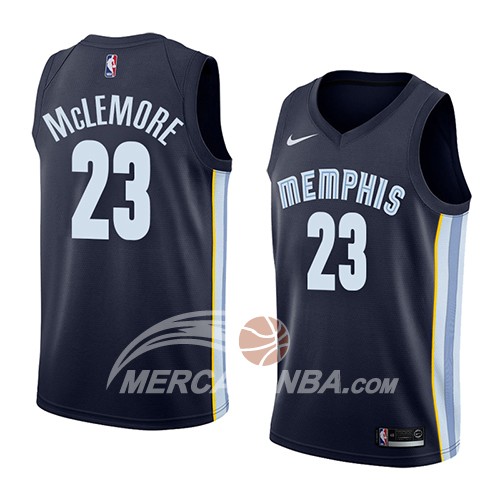 Maglia NBA Memphis Grizzlies Ben Mclemore Icon 2018 Blu